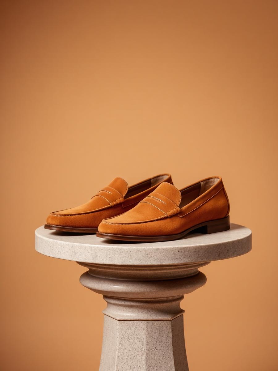 Suede Loafers
